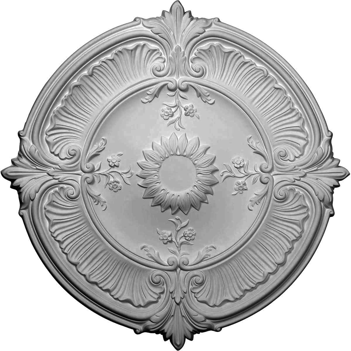 Acanthus Leaf Ceiling Medallion (Fits Canopies up to 3 1/4"), 30 1/8"OD x 1 1/2"P
