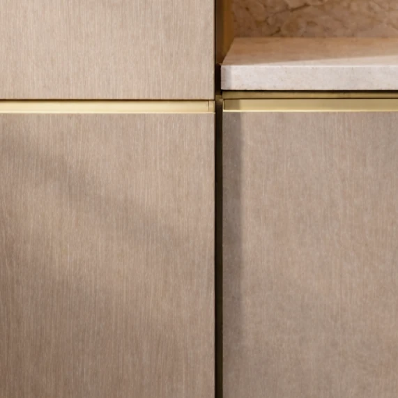 Metallic Trim Aluminum Bar, 72'' L x 3/4" W x 1/4'' T - Image 3