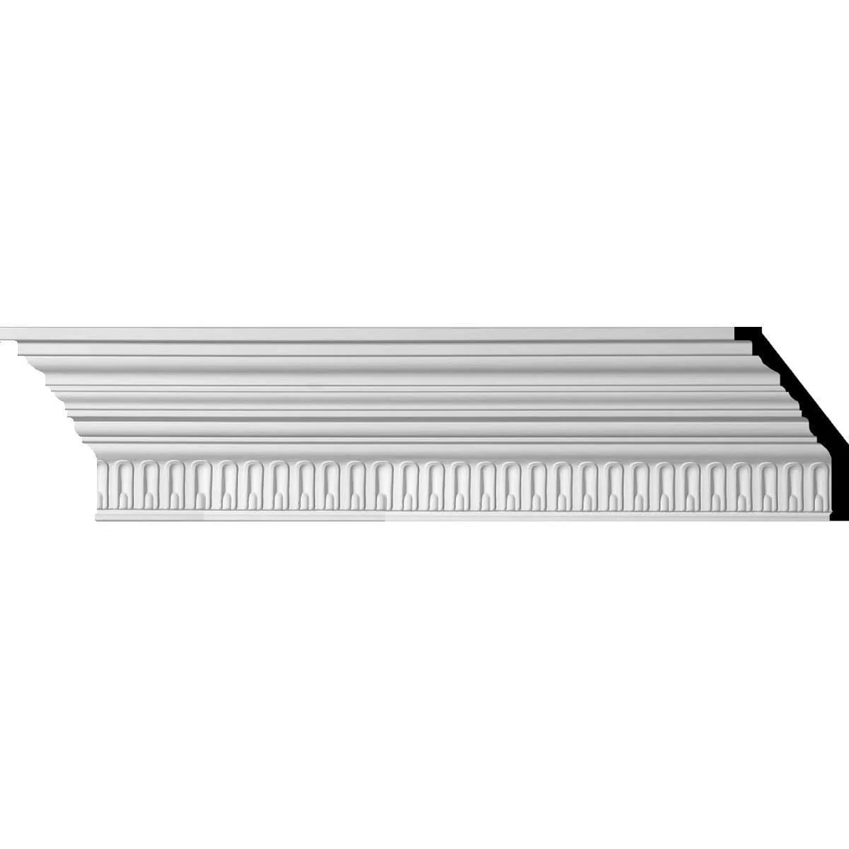 Berkshire Crown Moulding, 6 1/2"H x 5"P x 8 1/4"F x 94 1/2"L