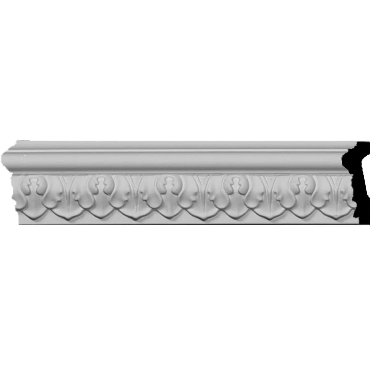 Blackthorne Acanthus Leaf Chair Rail Moulding, 1 7/8"H x 3/4"P x 94 1/2"L
