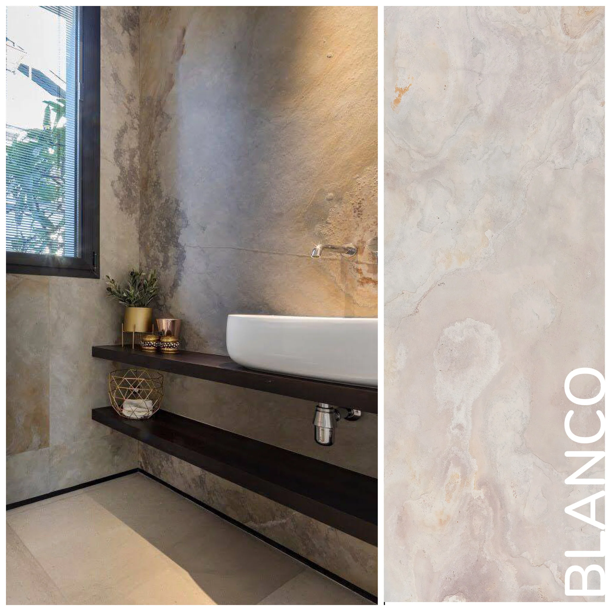 Blanco, Natural Slate Veneer – 24" W x 48" L - Sold By Panel - Image 6