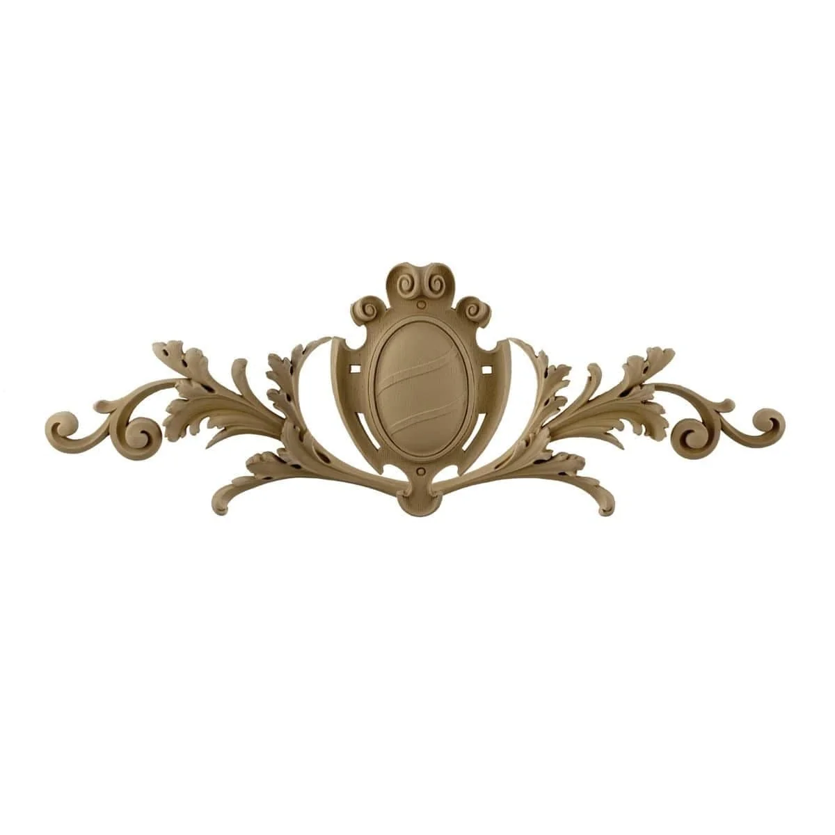 Cartouche With Scrolls, 30"w x 10 1/2"h x 1/2"d, Made To Order, Minimum Order Amount $300