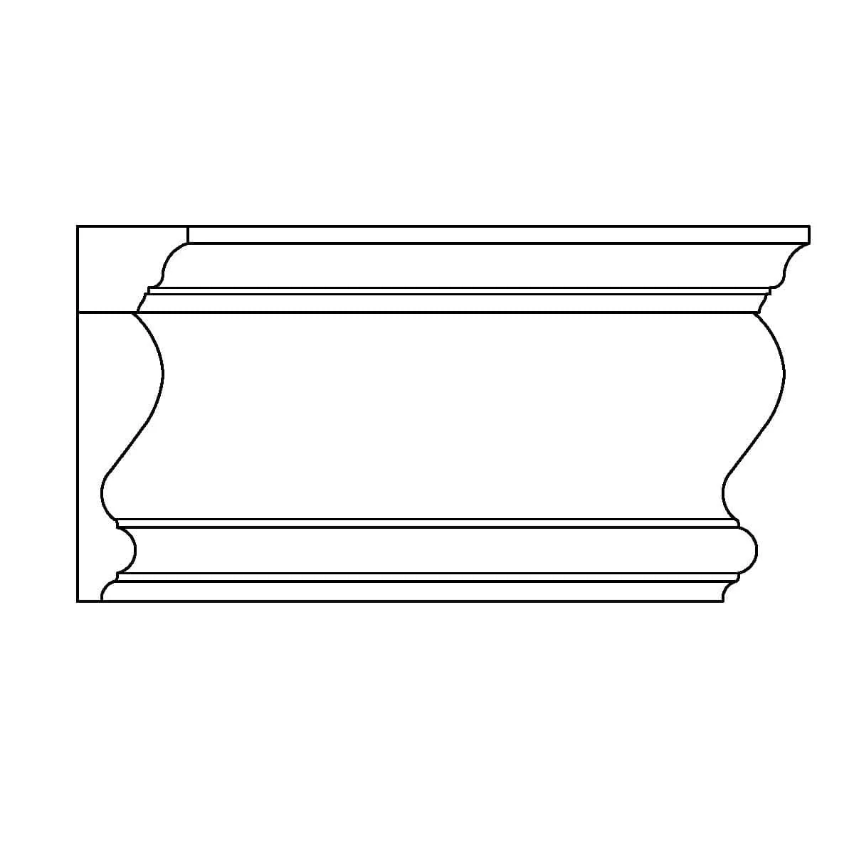 LCD - TC150, MM195, 7 5/8"w x 2 1/4"d