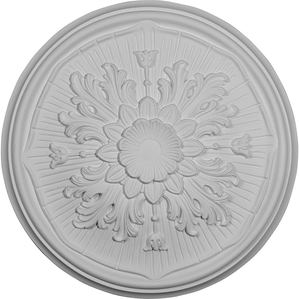 Ceiling Medallion (Fits Canopies up to 1 1/8"), 15 3/4"OD x 5/8"P
