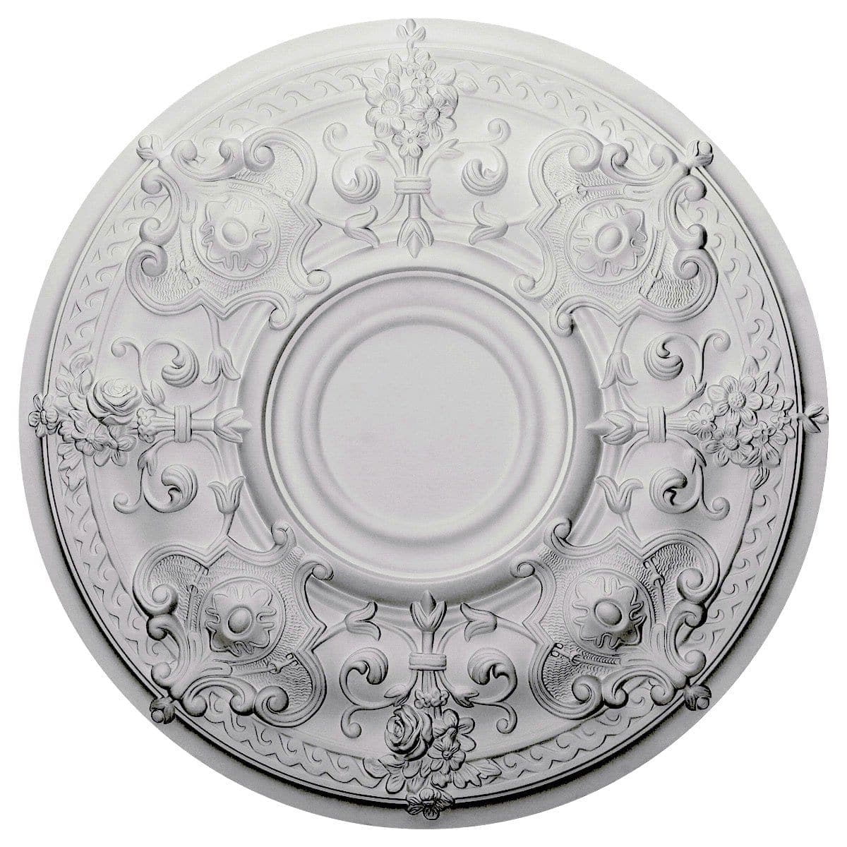 Ceiling Medallion (Fits Canopies up to 10 1/2"), 28 1/8"OD x 1 3/4"P