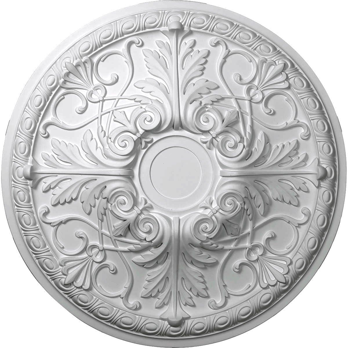 Ceiling Medallion (Fits Canopies up to 5 1/2"), 26"OD x 3"P