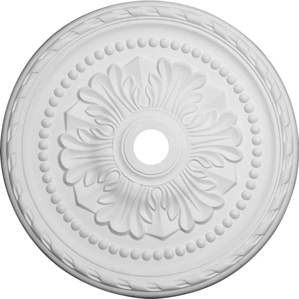 Ceiling Medallion (Fits Canopies up to 7 5/8"), 31 1/2"OD x 3 5/8"ID x 1 3/4"P