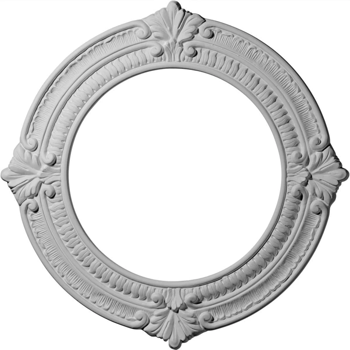 Ceiling Medallion (Fits Canopies up to 8"), 13 1/8"OD x 8"ID x 5/8"P