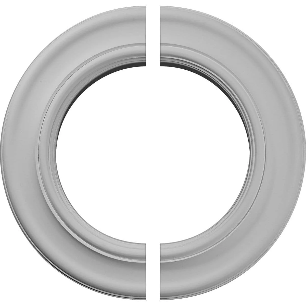 Ceiling Medallion, Two Piece (Fits Canopies up to 12 7/8")20 7/8"OD x 12 7/8"ID x 1"P