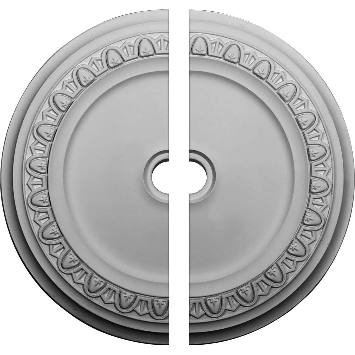 Ceiling Medallion, Two Piece (Fits Canopies up to 5 1/2")41"OD x 4"ID x 2 3/8"P