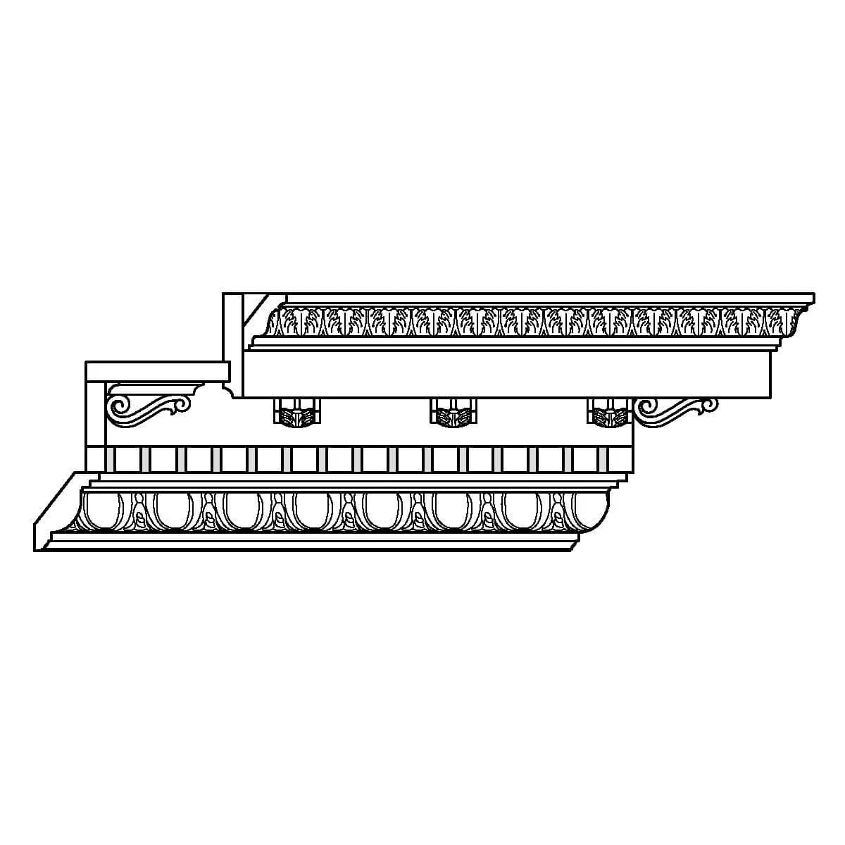 LCD8585 = CM8783, CDS1X4, DS1X6, DS1X4 (jobsite modified), CRV6059, DE169, CM8823, 9 7/8"h x 9 5/8"d