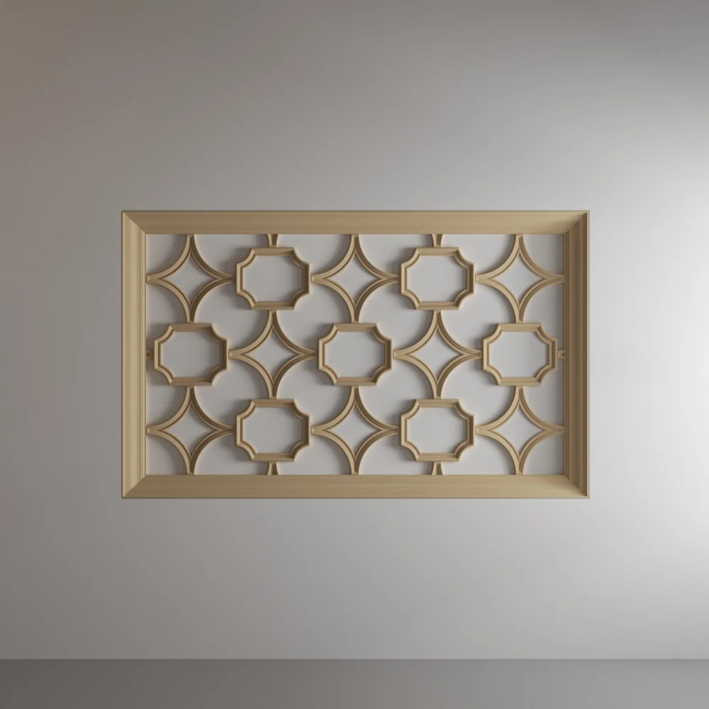 Diamond Tracery Panel, 21 3/8" X 21 3/8" x 13/16", 1 pair, Resin - Image 12