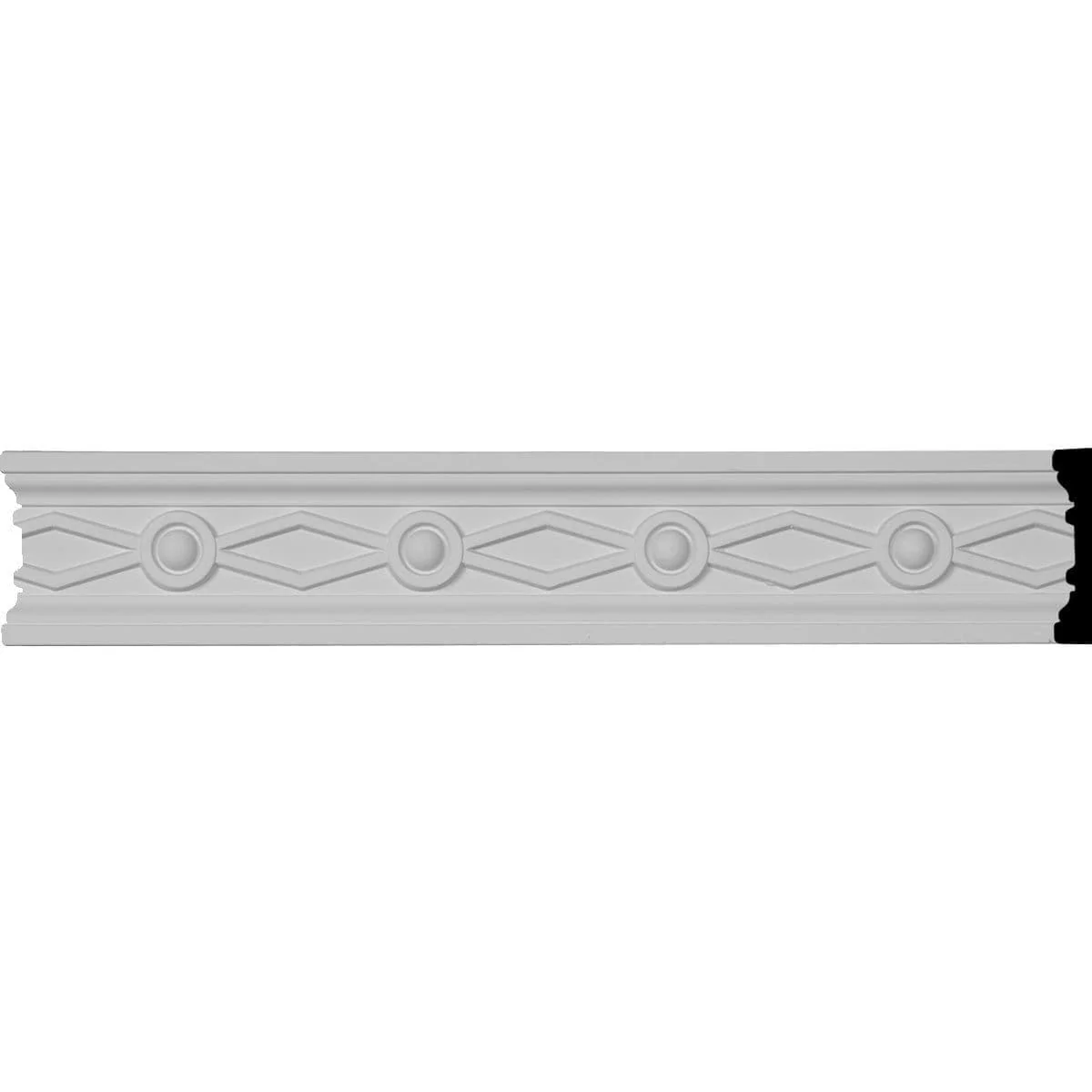 Large Chair Rail (3 7/8" Repeat), 3 1/8"H x 3/4"D x 94 1/2"L