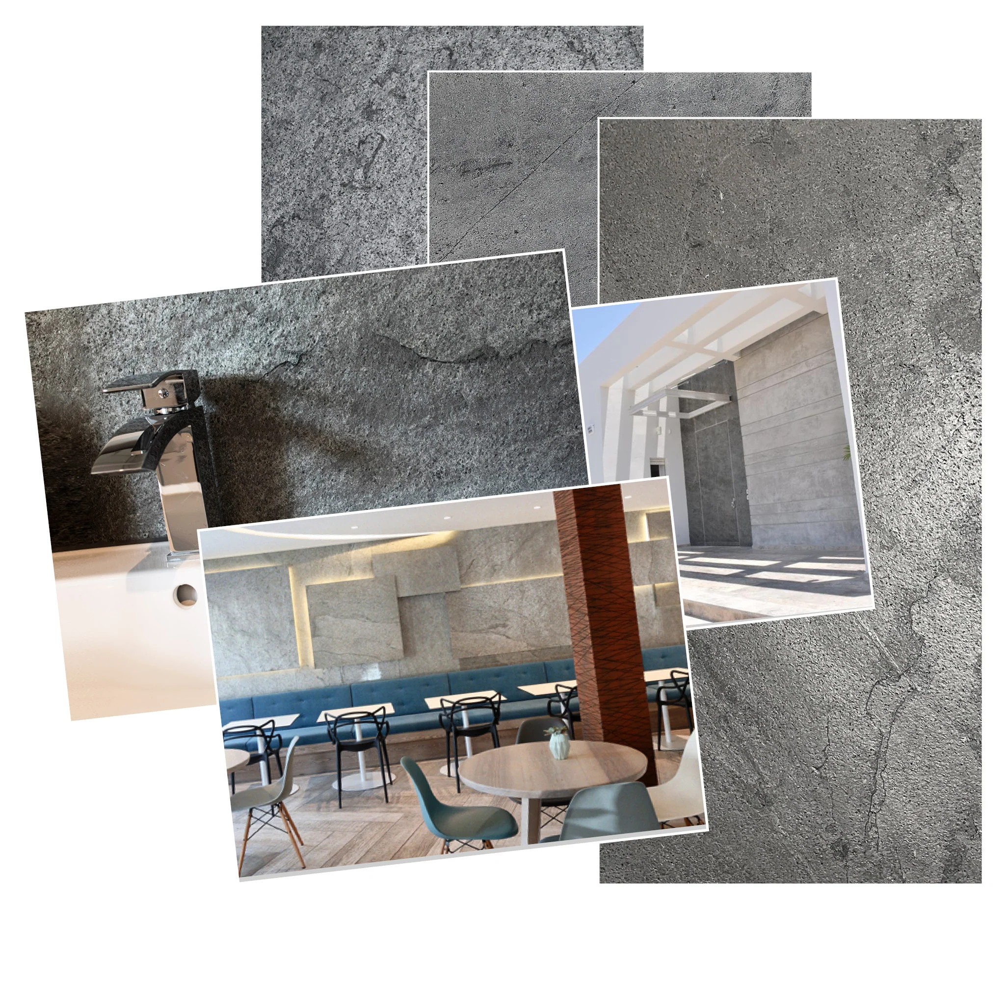 Silver Grey, Natural Slate Veneer - Sample Sheet (11" L x 4" W) - Image 7