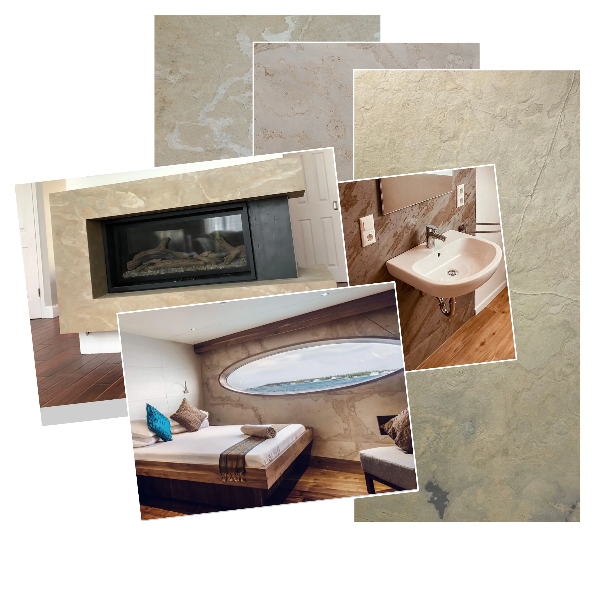 Tan, Natural Slate Veneer – 24" W x 48" L - Sold By Panel - Image 8