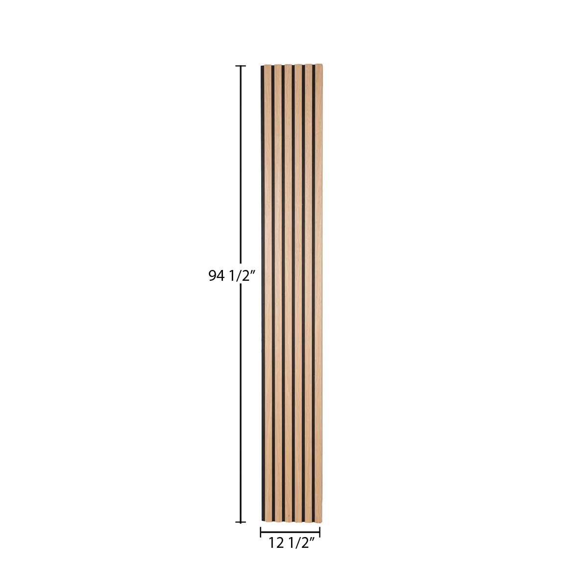 Natural White Oak Acoustic Panel, Varnished Wood - Harmony Series - Sold 2 Panels Per Carton - Image 7