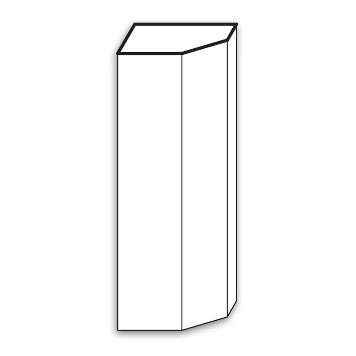 Plynth Block, 4 3/4''w x 9"h x 1 1/2"d