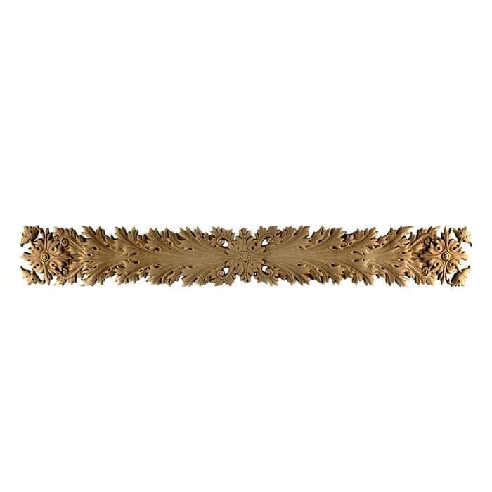 Romanesque Acanthus Design Onlay, 26 1/2"w x 3 3/4"h x 1/8"d, Made To Order, Minimum Order Amount $300