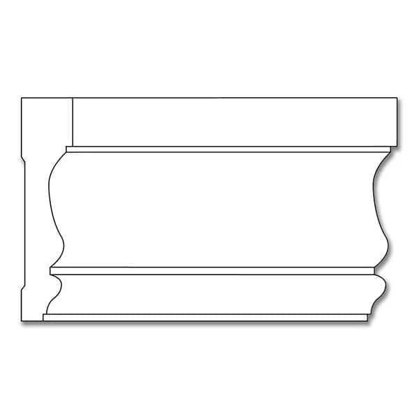 Traditional Casing, 3 1/2''w x 13/16''d