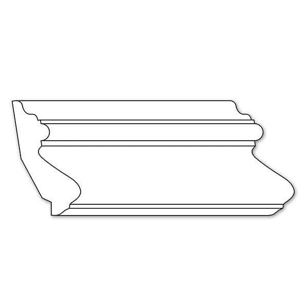 Traditional Panel Moulding (Lips 1/2 - 3/4), 2 3/8''w x 3/4''d