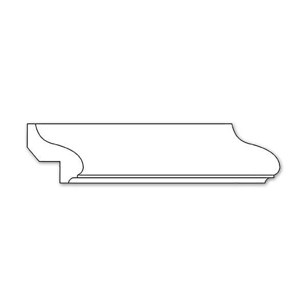 Traditional Panel Moulding (Lips 3/4), 1 3/4''w x 3/4''d