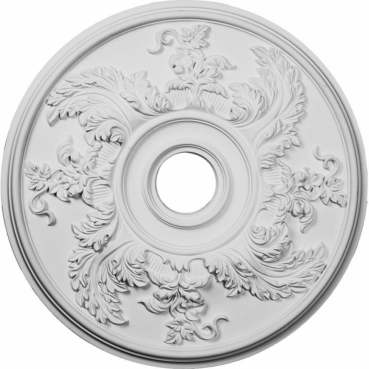 Twist Ceiling Medallion (Fits Canopies up to 8 3/8"), 23 5/8"OD x 4 5/8"ID x 1 7/8"P