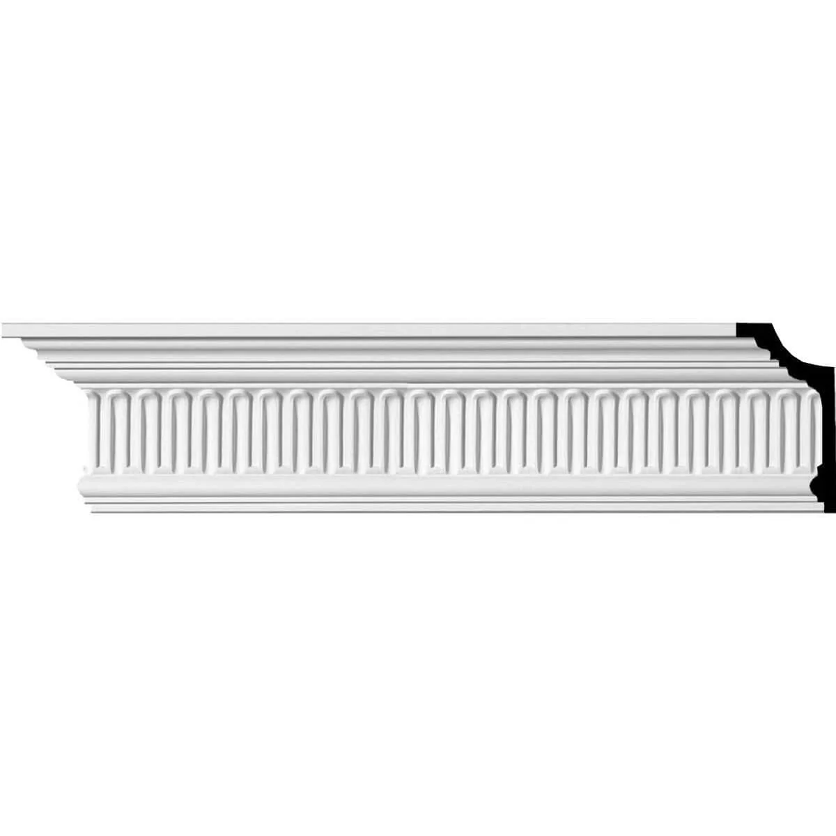 Viceroy Crown Moulding, 4 1/2"H x 3"P x 5 3/8"F x 94 1/2"L, (3/4" Repeat)