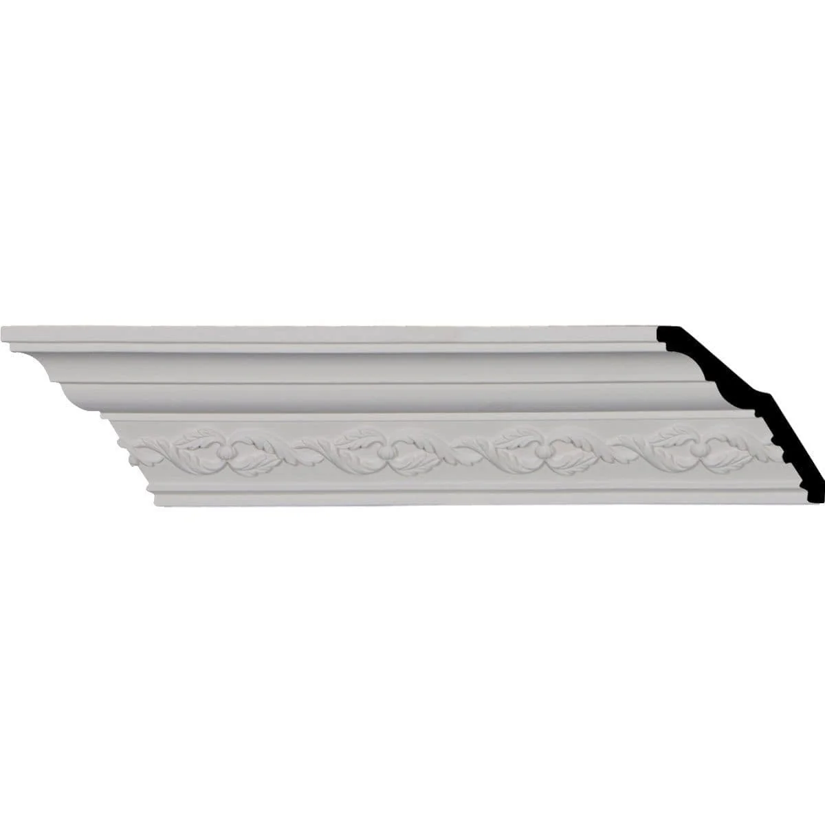 Washington Crown Moulding, 3 5/8"H x 3 5/8"P x 5 1/8"F x 94 1/2"L, (3 1/2" Repeat)